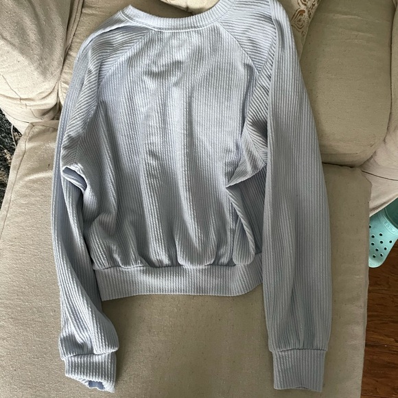 baby blue long sleeve *cropped* - Picture 1 of 3